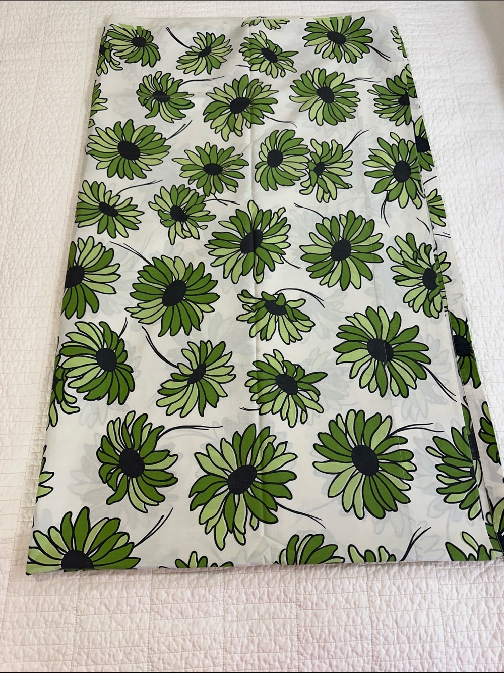 Retro Daisy Wondercale Springmaid Double Flat Sheet Vintage Black Eyed Susan
